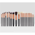 Private Logo Profession 20pcs Makeup brushes Black Gold Handle Eye Shadow Foundation Brush Cosmetic Makeup Brush Set